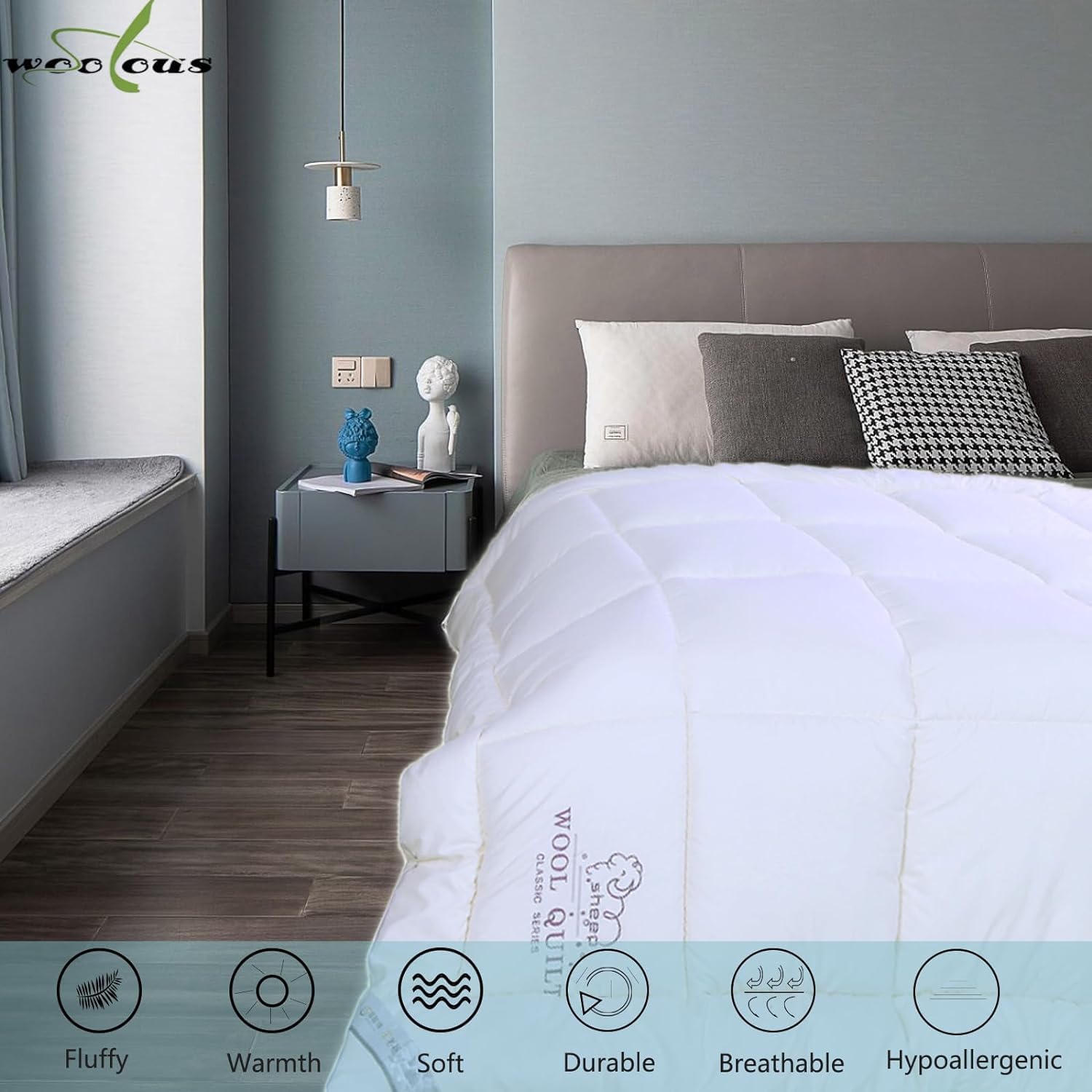 Edredón de Lana Woolous - Edredón de Lana Australiana - Imagen 4