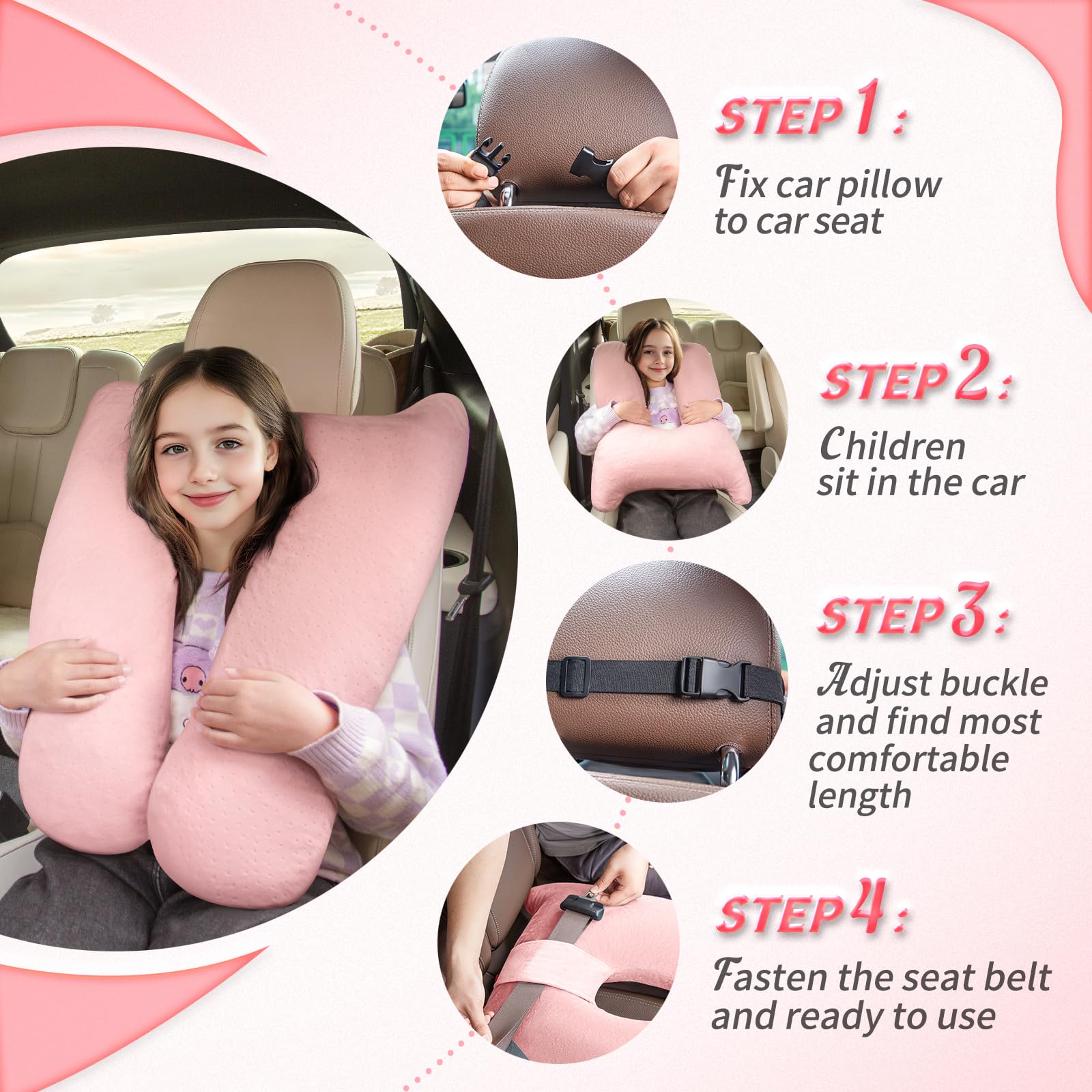 Almohada de Coche MÁGICO ELEPHANT para Niños, Almohada de - Imagen 9