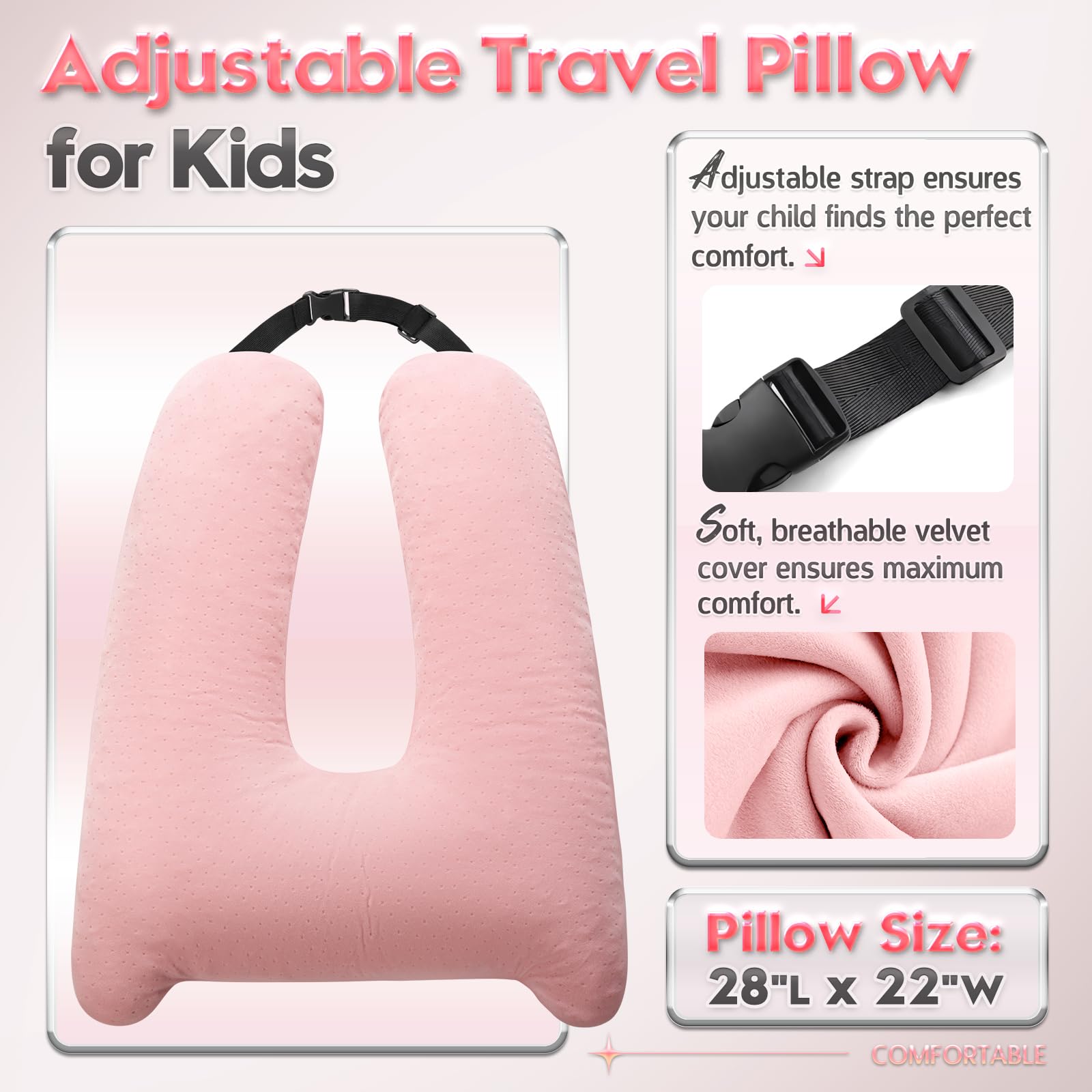 Almohada de Coche MÁGICO ELEPHANT para Niños, Almohada de - Imagen 7