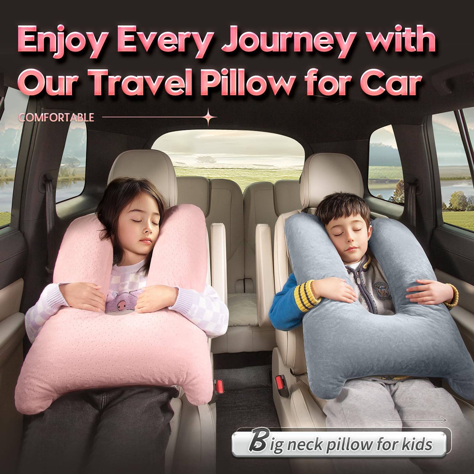 Almohada de Coche MÁGICO ELEPHANT para Niños, Almohada de - Imagen 8