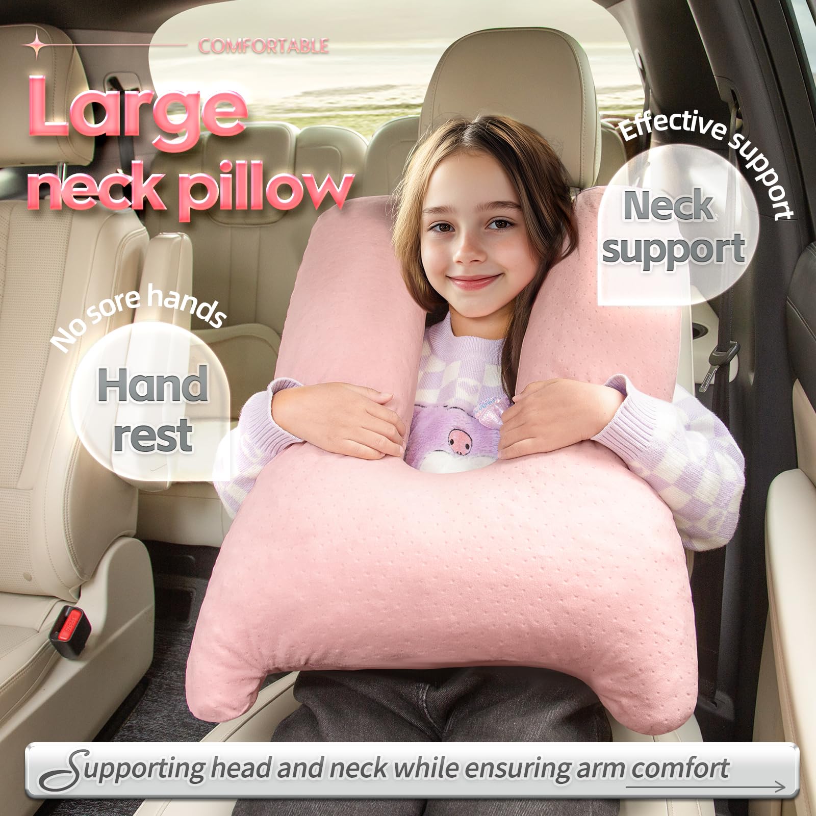 Almohada de Coche MÁGICO ELEPHANT para Niños, Almohada de - Imagen 10