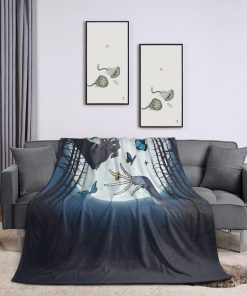 Manta Corpse Bride Súper Suave de Franela para Sofá Cama