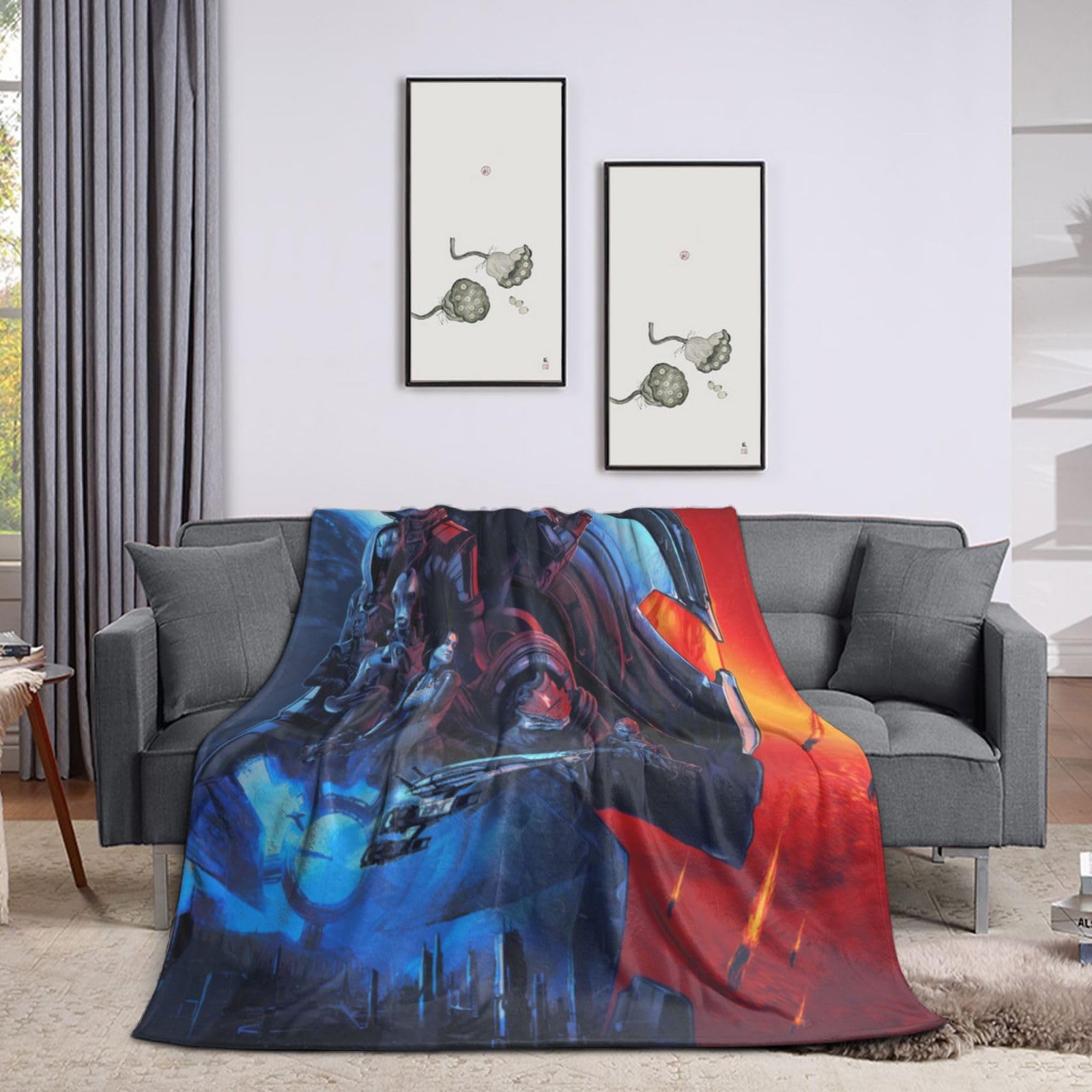 Manta de Efecto Masivo Super Suave Manta de Franela Ligera