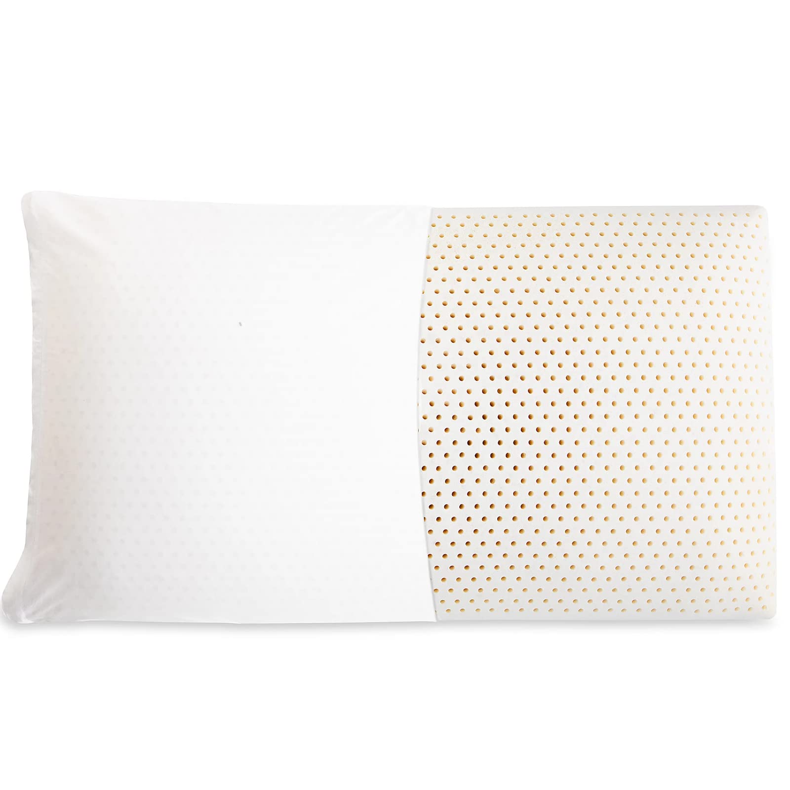 Almohada de látex AWRFOHE, 100% látex natural Talalay,