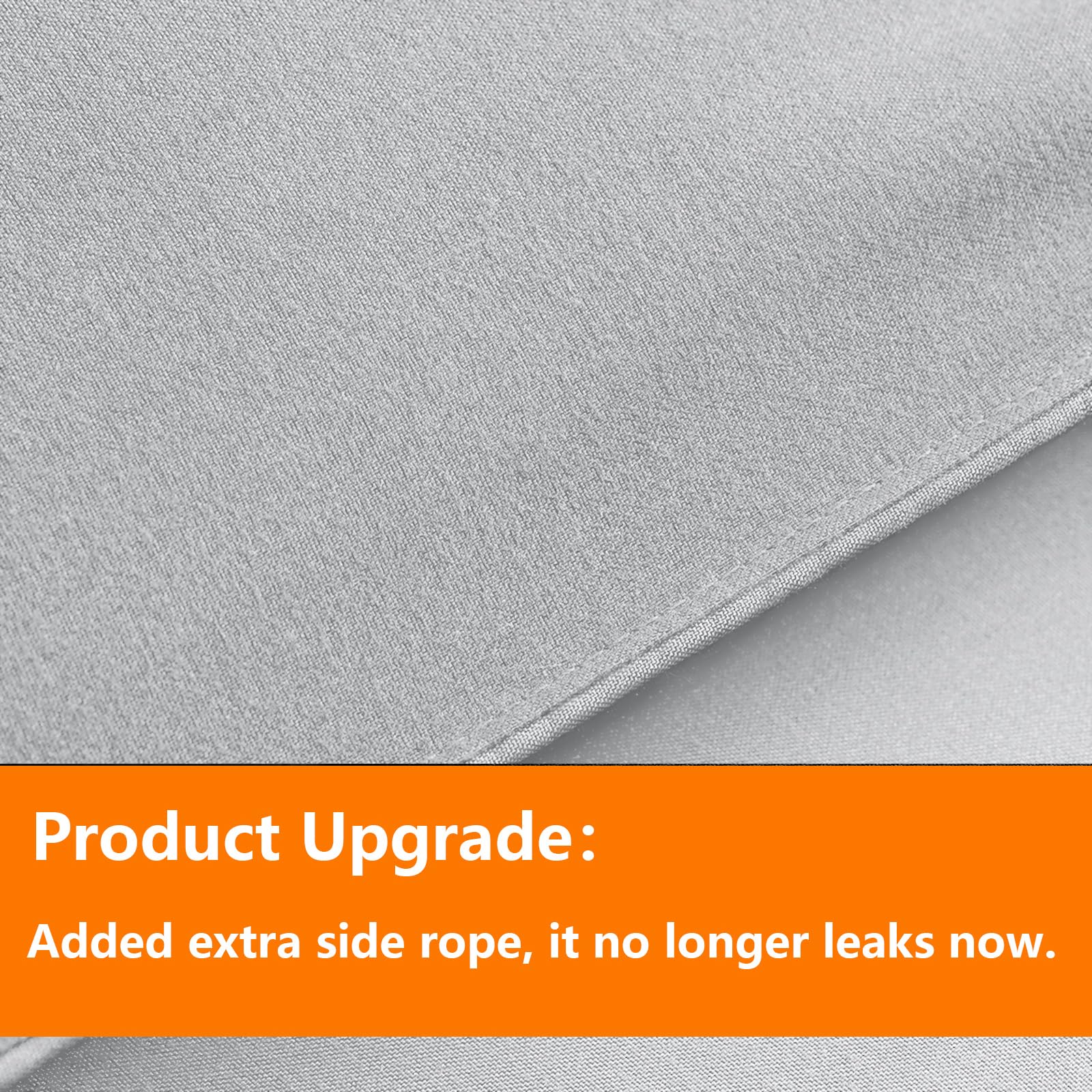 Juego de Edredón Tamaño Twin Gris Claro - 5 Piezas, Ropa de - Imagen 4