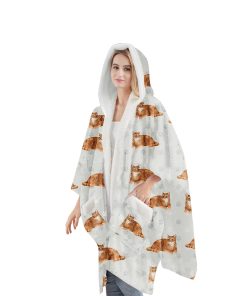 Manta con Capucha Tabby Orange Cat de E&S Pets - Manta con