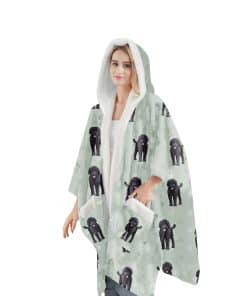 Manta con capucha Labradoodle negro E&S Pets - Sudadera