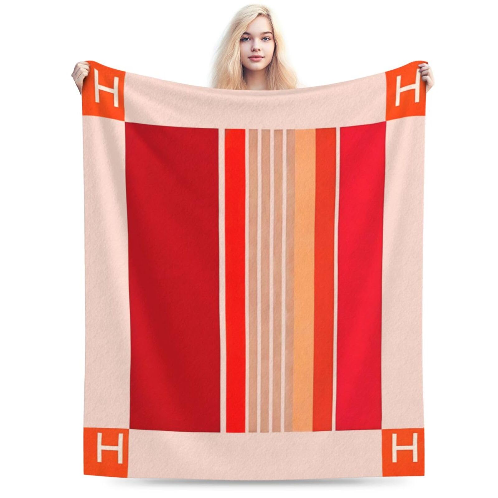 Manta de la letra H MGAMLKGM, Manta de viaje cómoda, Manta