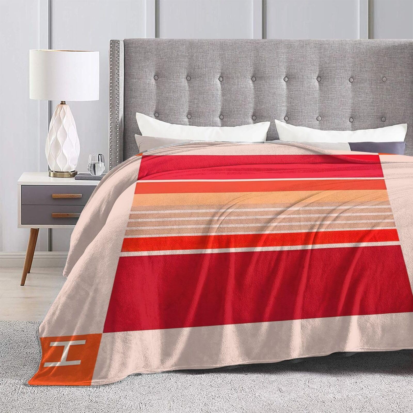 Manta de la letra H MGAMLKGM, Manta de viaje cómoda, Manta - Imagen 4