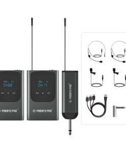 Sistema de Micrófono Inalámbrico Dual Phenyx Pro, Receptor