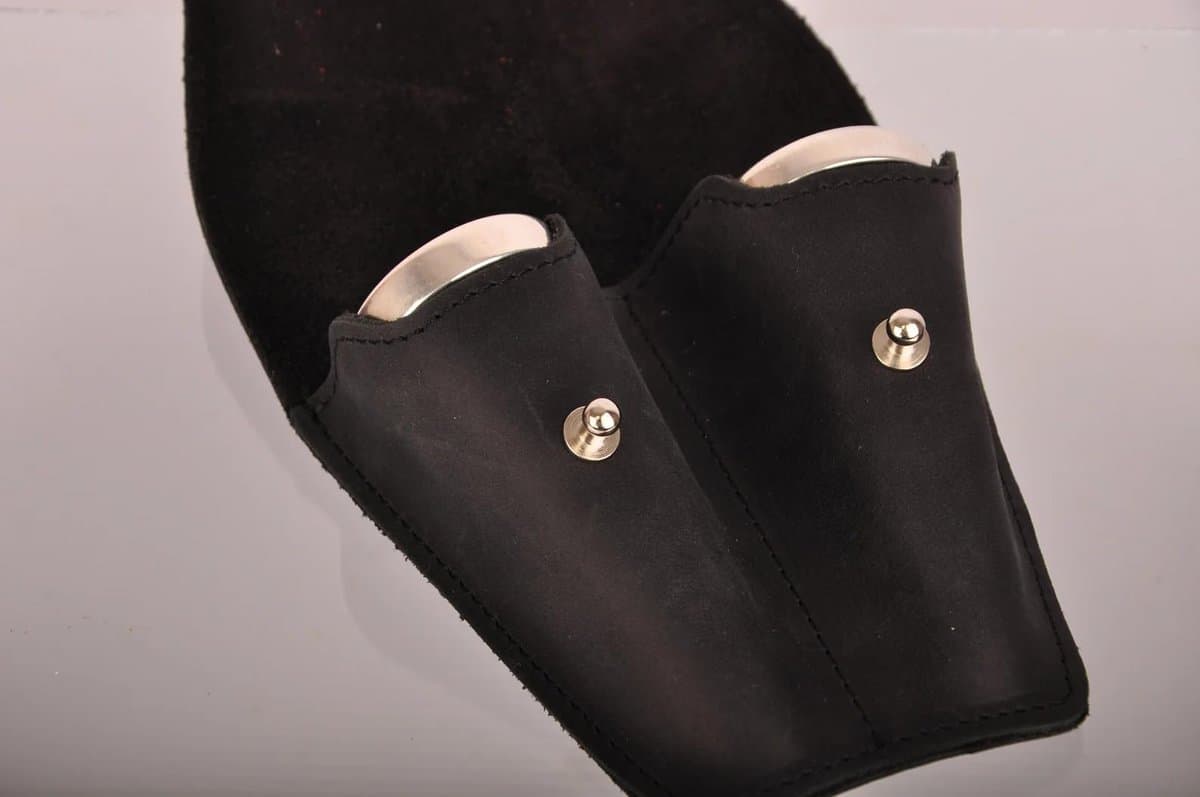 Porta boquillas para trombón/eufonio. Estuche de cuero - Imagen 6