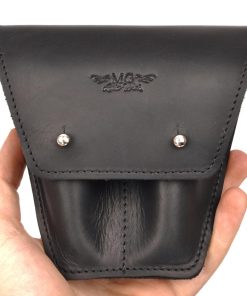 Porta boquillas para trombón/eufonio. Estuche de cuero