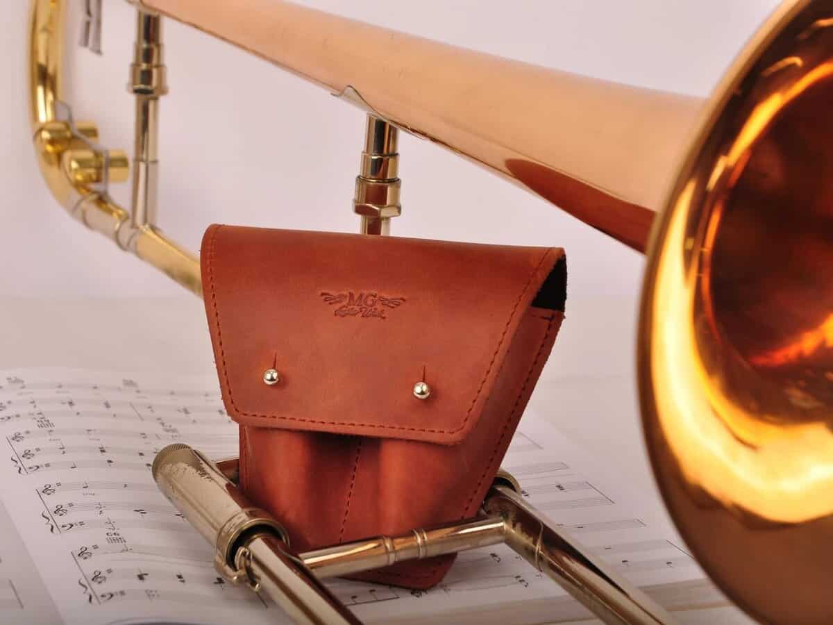 Porta boquillas de trombón/eufonio. -Marrón claro - Imagen 3