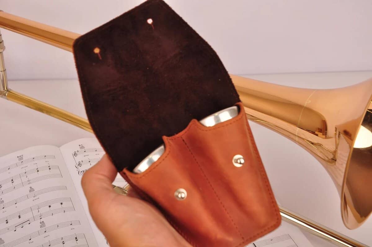 Porta boquillas de trombón/eufonio. -Marrón claro - Imagen 5