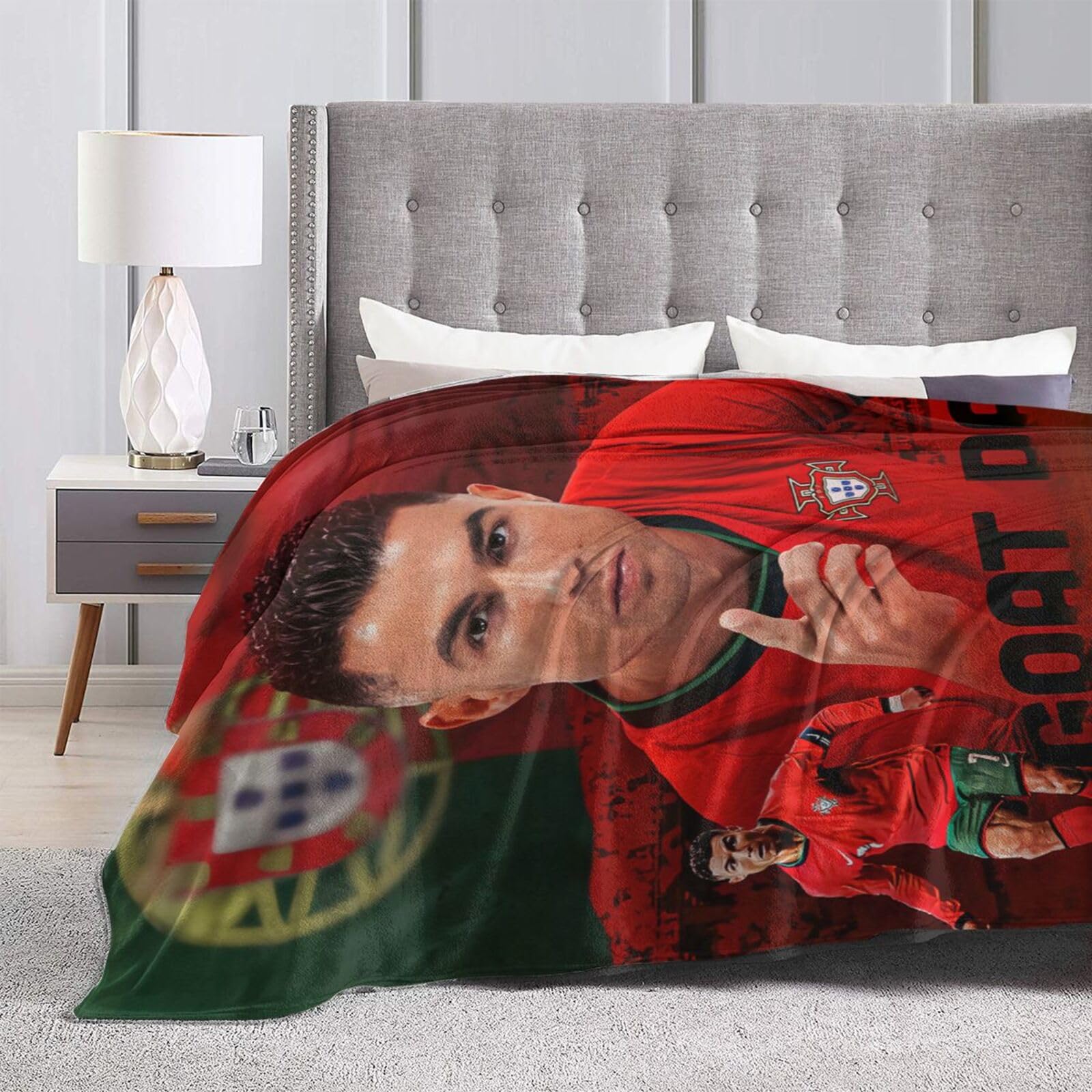 Manta de fútbol PGAEVG, Manta de regalo para -Color2 - Imagen 4