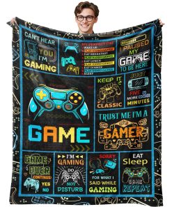 Manta de Juegos Zeenrtona para Niños Regalos Gamer para