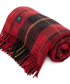 Manta de Lana Arcturus - 50in x 60in - Tartán Clan Wallace