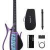 Enya CYBER-G Guitarra Inteligente Sin Cuerdas, -Morado