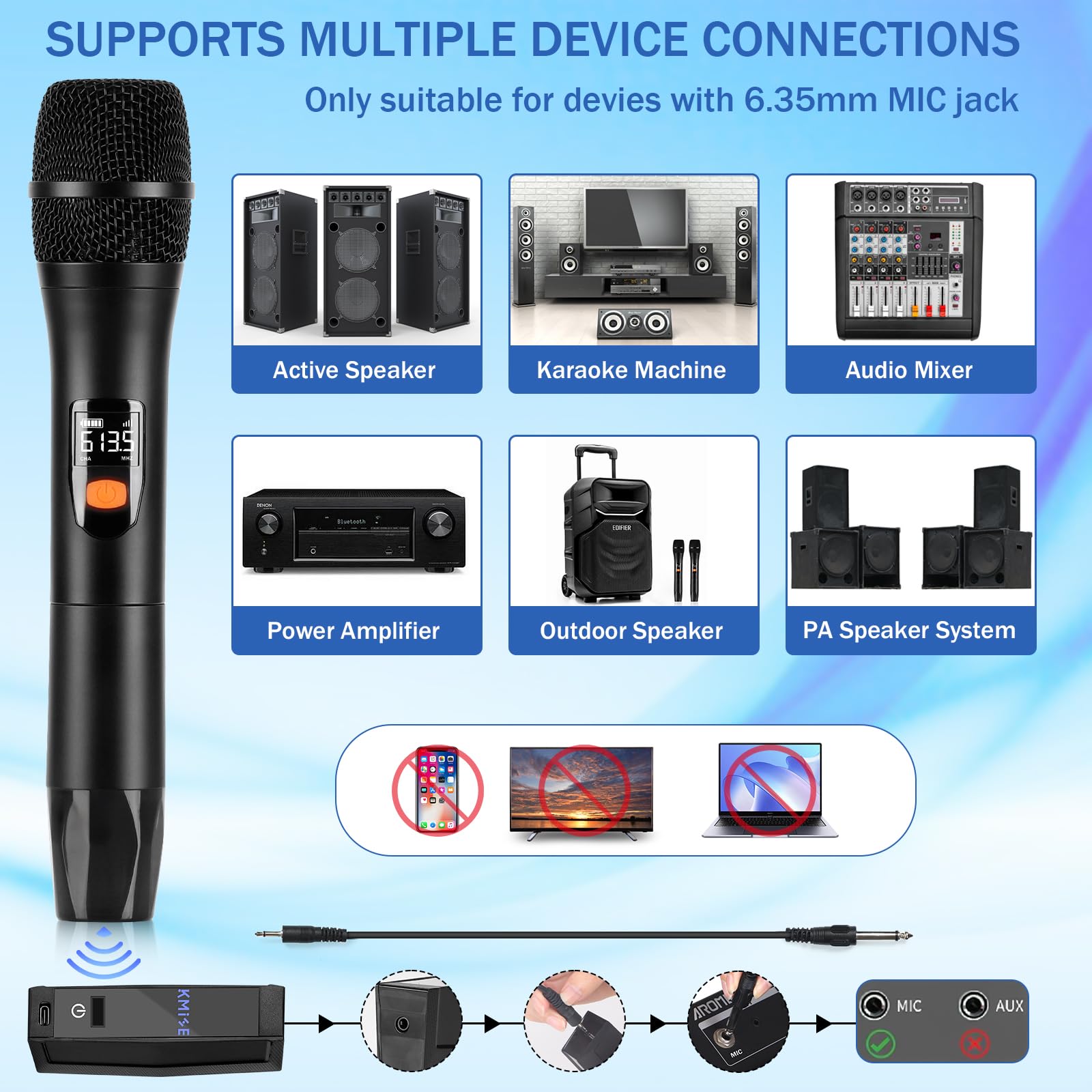 Micrófonos inalámbricos Kmise, Micrófonos inalámbricos - Imagen 6