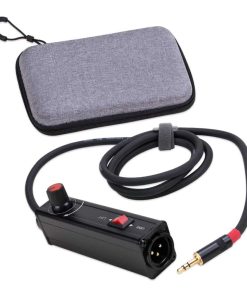 Comidox 1Pcs Caja de Aislamiento AUX a XLR con Controlador