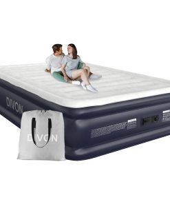 Colchón de aire completo con bomba incorporada, colchón