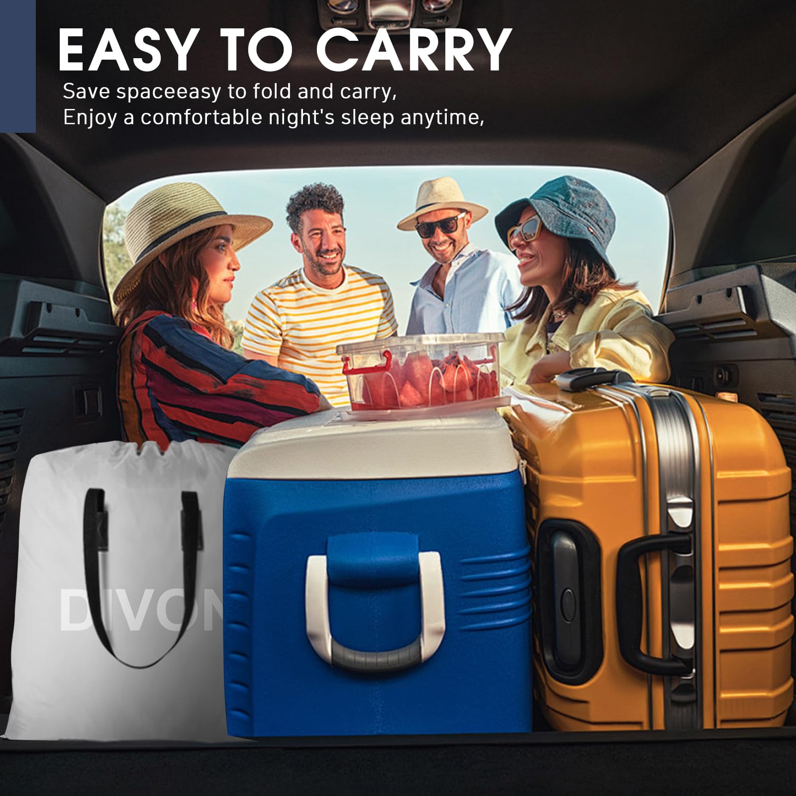 Colchón de aire completo con bomba incorporada, colchón - Imagen 9