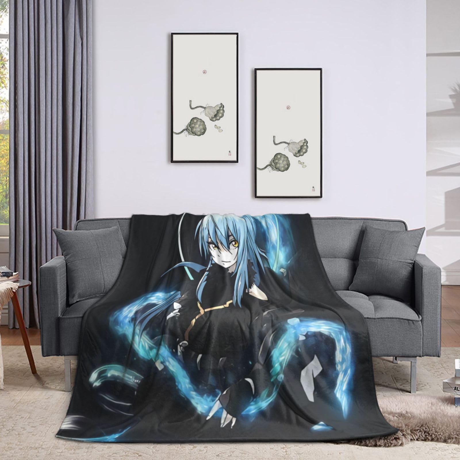 Manta de Franela CXNZRLVY de Anime Reencarnado como un Limo