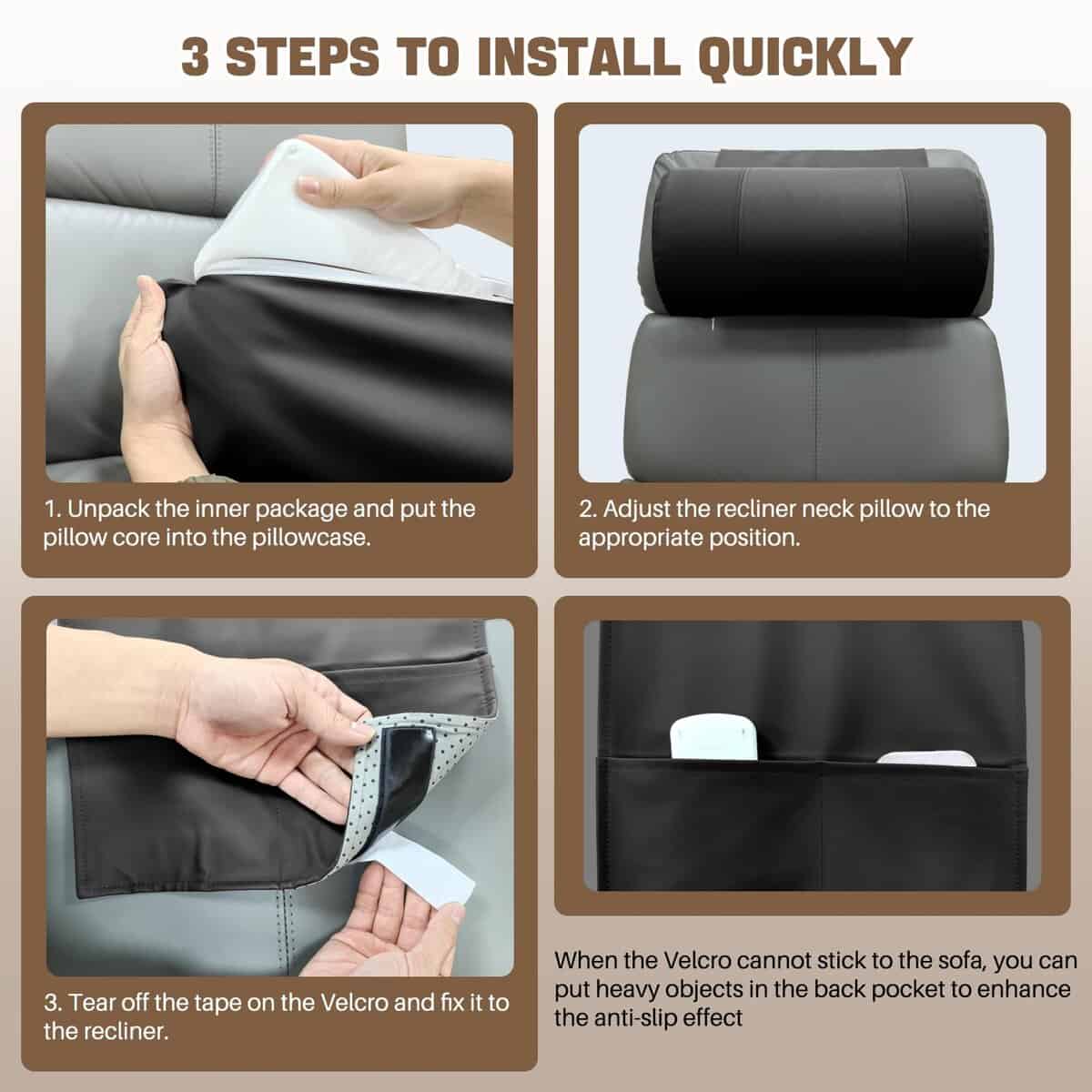 Almohada Cervical Antideslizante Xmntdo para - Imagen 5