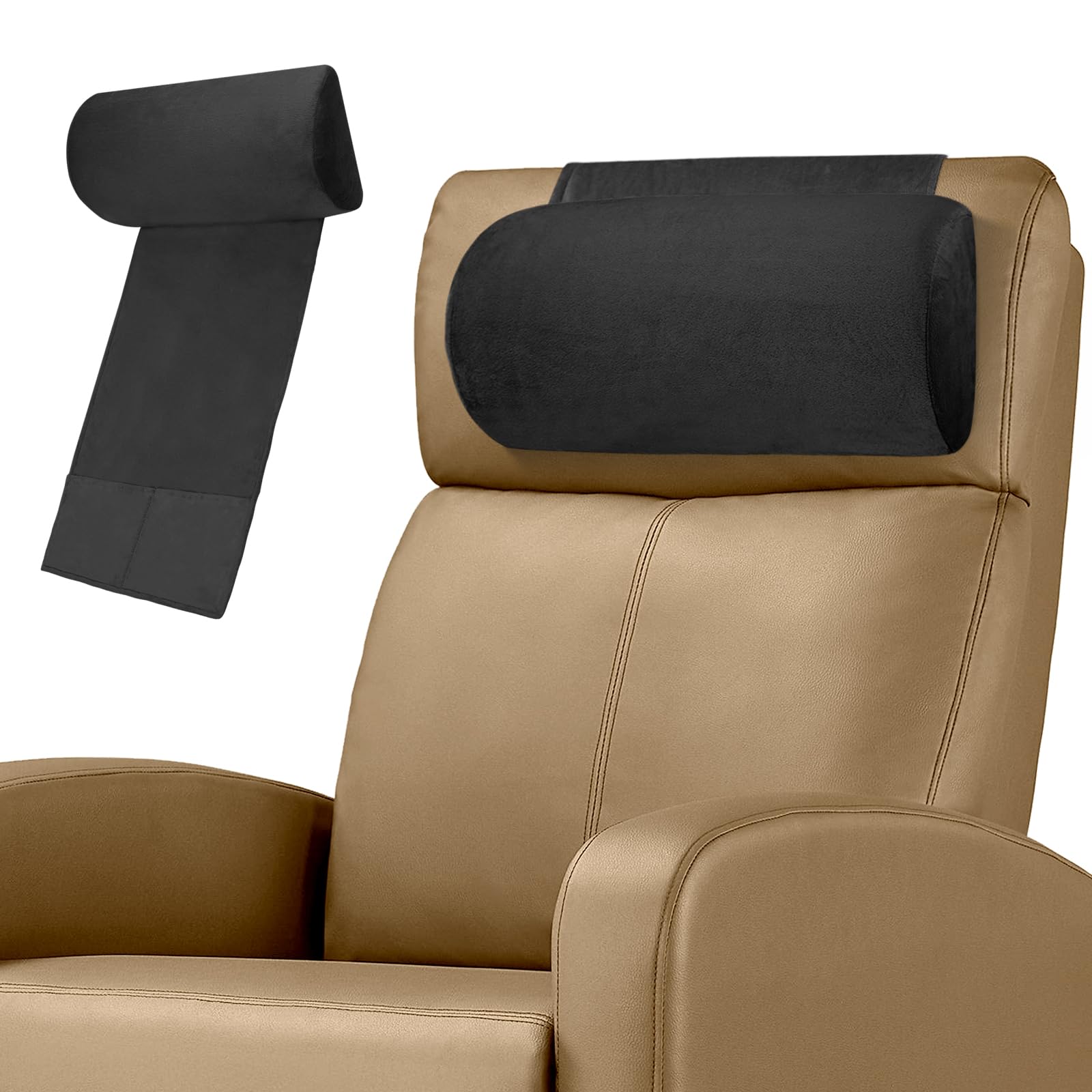 Almohada para el cuello Xmntdo para Reclinable, Terciopelo