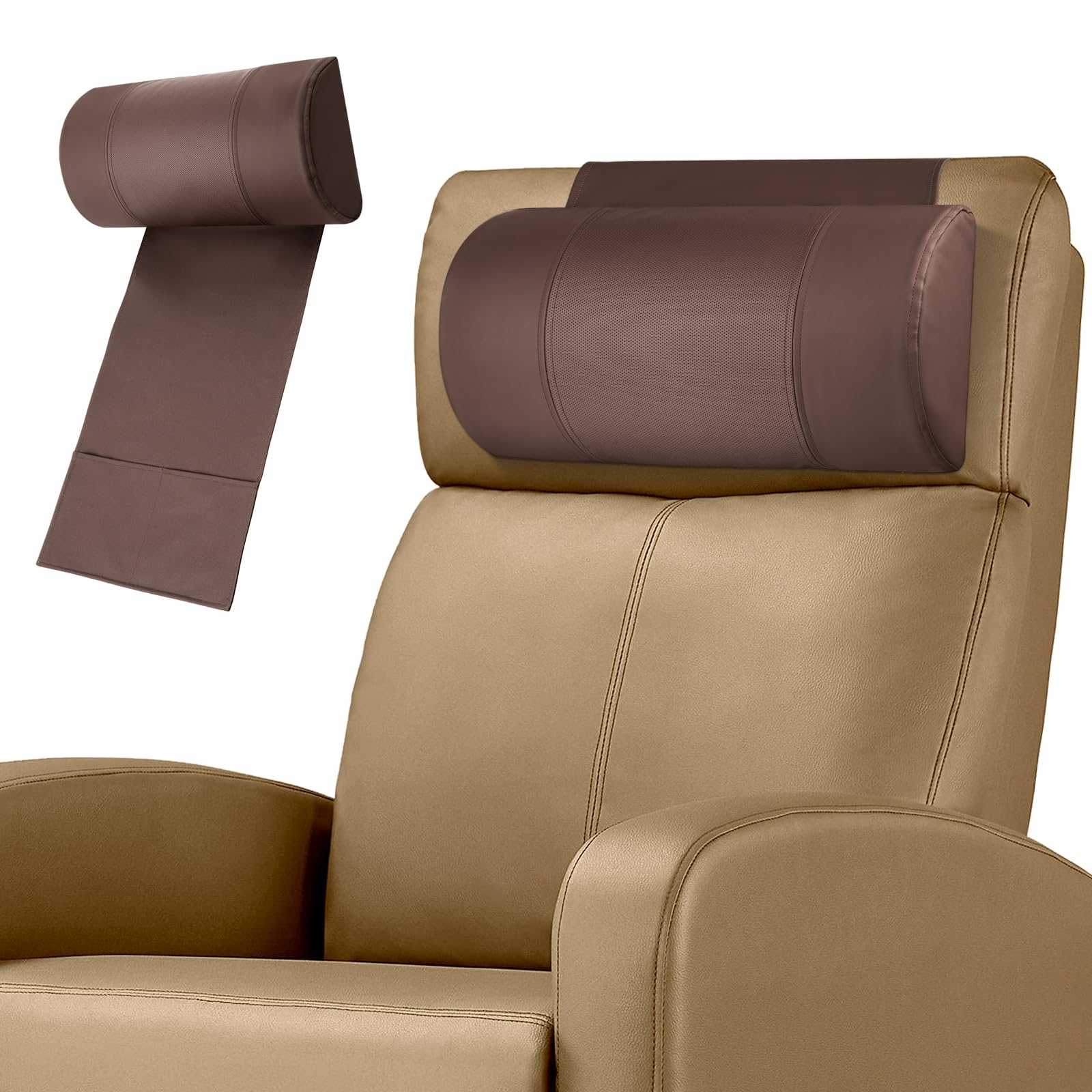 Almohada para el cuello antideslizante Xmntdo para sillón