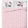 Juego de sábanas Queen Size Hello Kitty de Jay Franco -