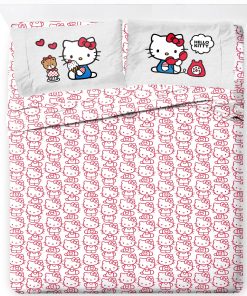 Juego de Sábanas Jay Franco Hello Kitty Tamaño Completo -