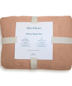 Set de Funda Nórdica 100% Algodón Blue Loom, 3 Piezas,