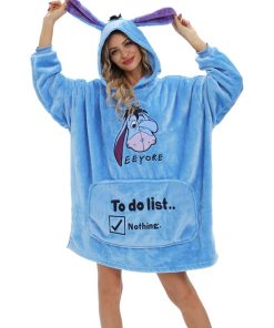 Manta con Capucha NEWCOSPLAY de Felpa Acolchada y Acogedora