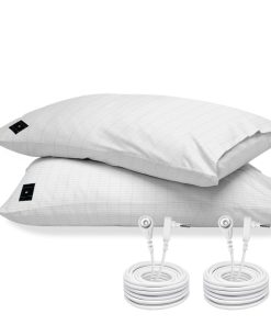 2PCS 20"*30" Funda de Almohada de Conexión a Tierra con