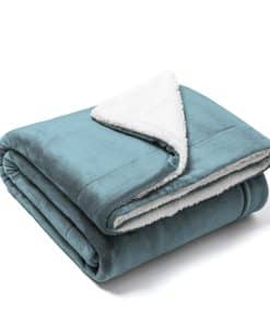 Cobija de Felpa Suave y Esponjosa Puffio de Doble Capa