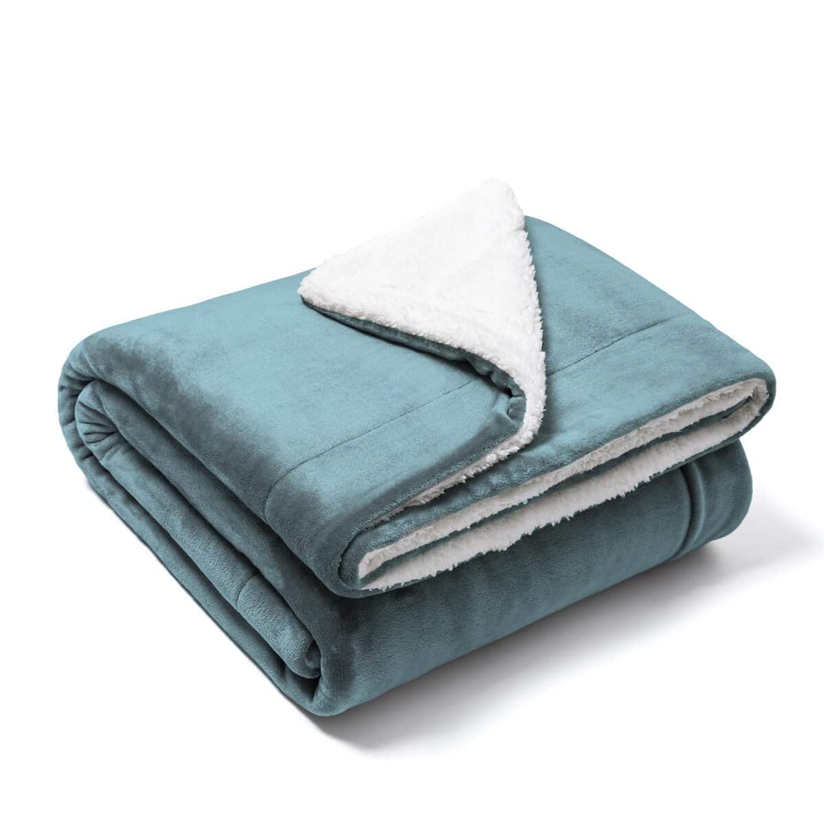 Cobija de Felpa Suave y Esponjosa Puffio de Doble Capa