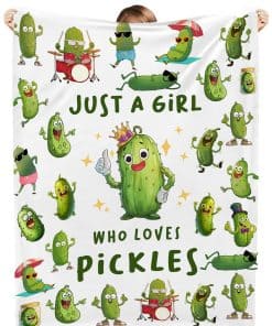 Mantas de Pepinillos para Chicas Amantes de los Pepinillos,