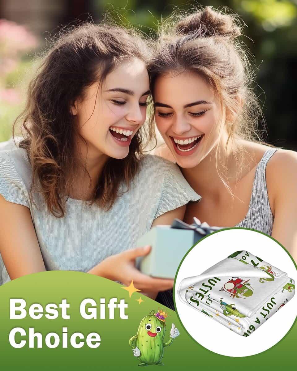 Mantas de Pepinillos para Chicas Amantes de los Pepinillos, - Imagen 8