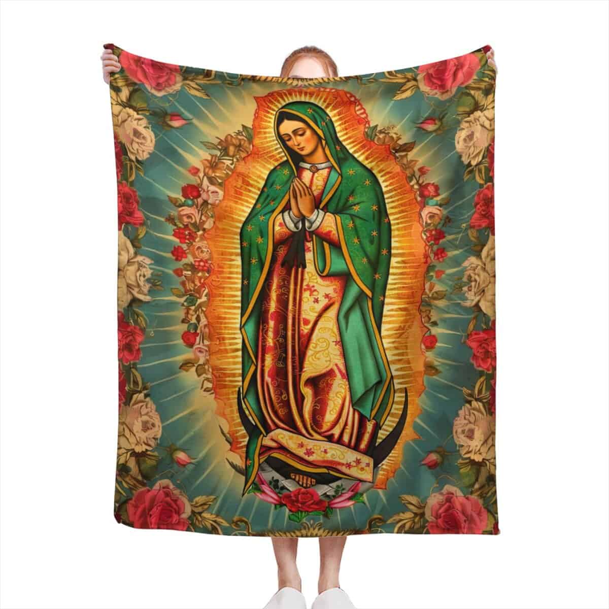 Manta de la Virgen de Guadalupe Oración Cristiana para el