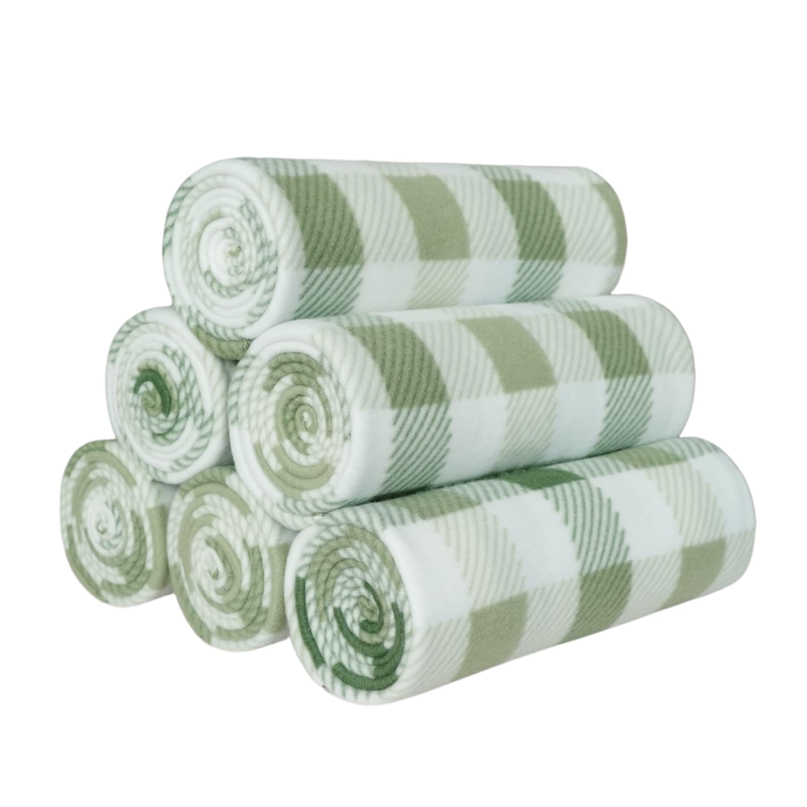 Manta de Forro Polar ZYFZCYBL - Juego de 6 Mantas de Forro