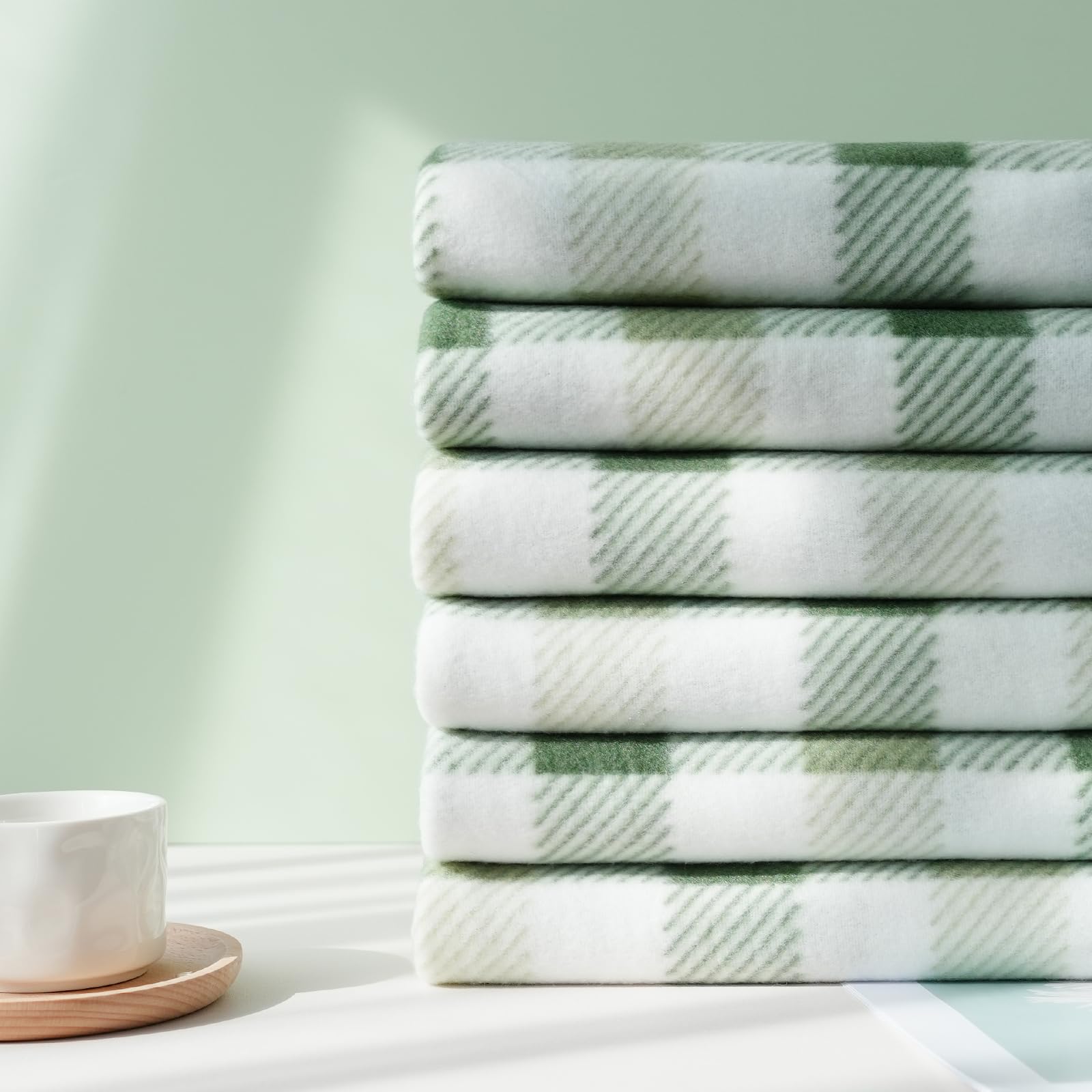 Manta de Forro Polar ZYFZCYBL - Juego de 6 Mantas de Forro - Imagen 3