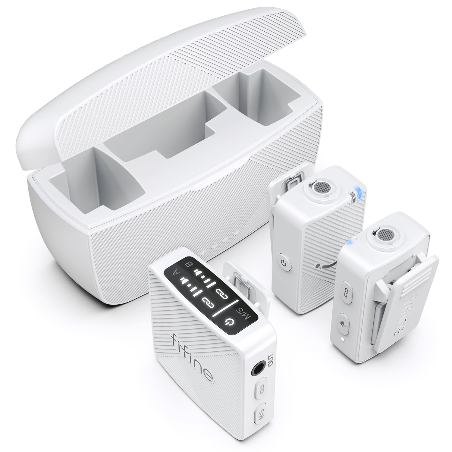 Sistema de micrófono Lavalier inalámbrico FIFINE,