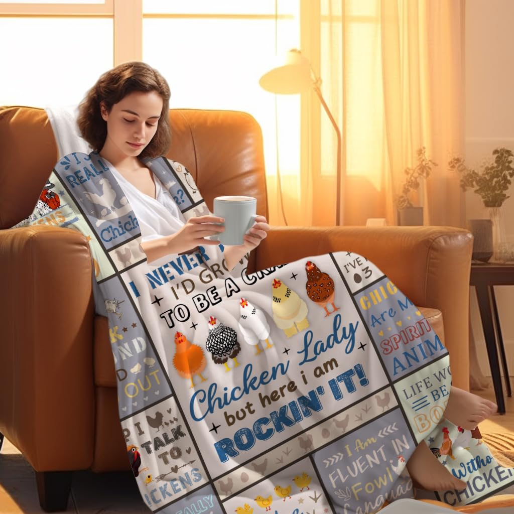 Manta de Pollo Lindo Norkobay Regalo para Niñas, Manta - Imagen 4