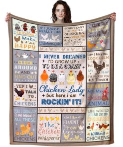 Manta de Pollo Lindo Norkobay Regalo para Niñas, Manta