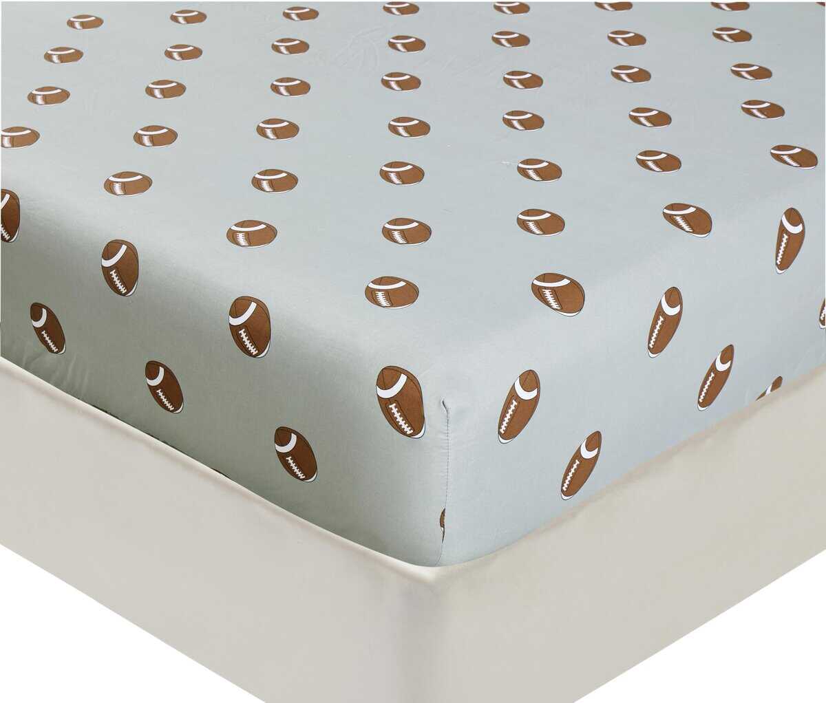 Juego de sábanas deportivas Chezmoi Collection -Marrón Blanc - Imagen 3