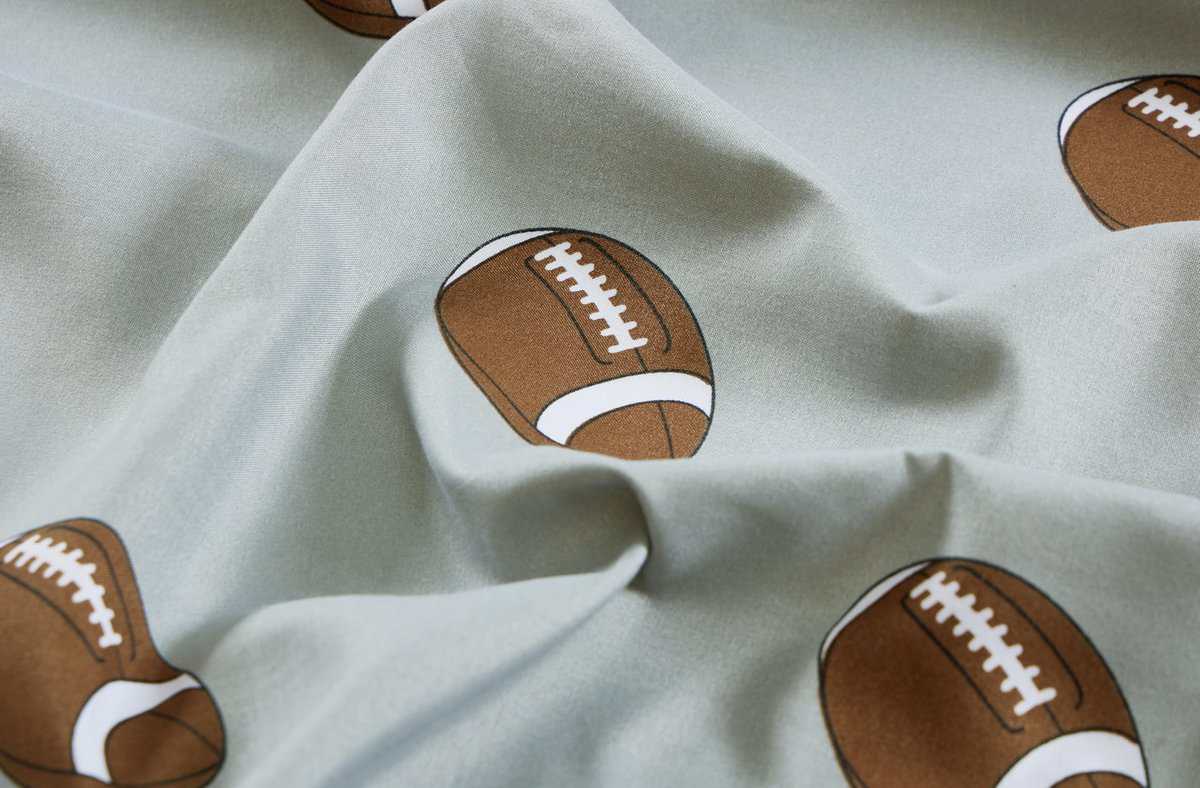 Juego de sábanas deportivas Chezmoi Collection -Marrón Blanc - Imagen 4