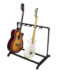 Soporte para guitarra de 5 soportes Elvaesther Plegable