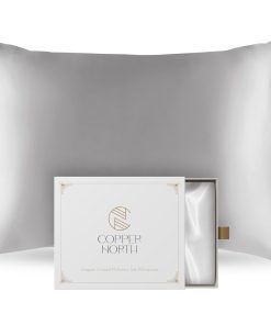 Funda de Almohada de Seda de Morera Ionizada con Cobre (1