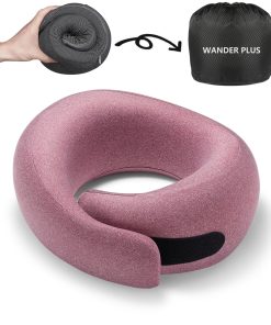 Almohada de Viaje WANDER PLUS, Espuma de Memoria 100% Pura,